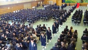 令和７年度 第７６回卒業証書授与式が行われました。