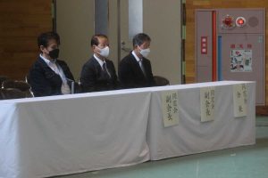 令和７年度同窓会入会式が行われました。