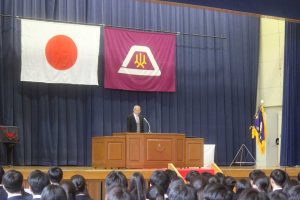 令和７年度同窓会入会式が行われました。