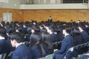 令和７年度同窓会入会式が行われました。