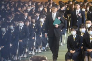 令和７年度 第７６回卒業証書授与式が行われました。