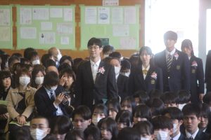 令和７年度 第７６回卒業証書授与式が行われました。