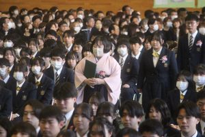 令和７年度 第７６回卒業証書授与式が行われました。