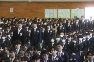 令和７年度 第７６回卒業証書授与式が行われました。