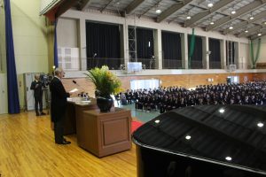 令和７年度 第７６回卒業証書授与式が行われました。