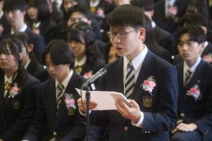 令和７年度 第７６回卒業証書授与式が行われました。