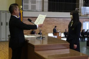 令和７年度表彰状授与式が行われました。