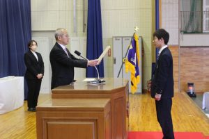 令和７年度表彰状授与式が行われました。