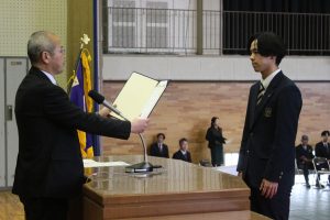 令和７年度表彰状授与式が行われました。