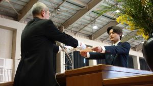 令和７年度 第７６回卒業証書授与式が行われました。