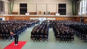 令和７年度 第７６回卒業証書授与式が行われました。